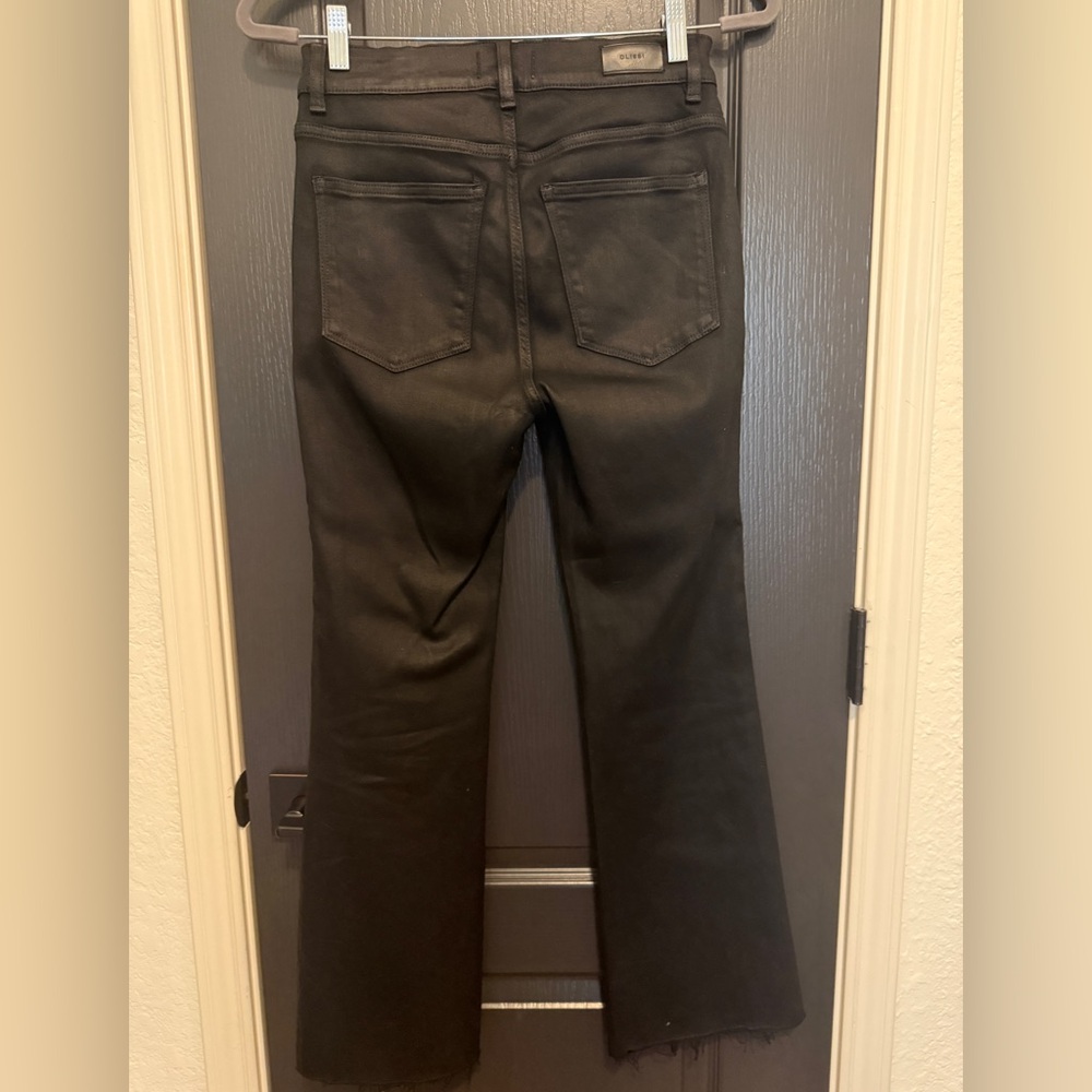 DL1961 Bridget Boot High Rise Instasculpt Ankle Jeans | Black Coated | 28 | NWOT - Picture 7 of 8